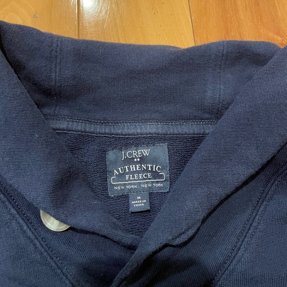 J crew mens medium pullover with front pocket - Picture 2 of 4